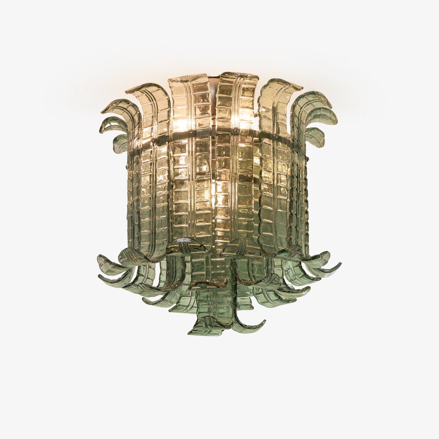 Eirisora Ceiling Lamp Murano Glass Petal Vintage