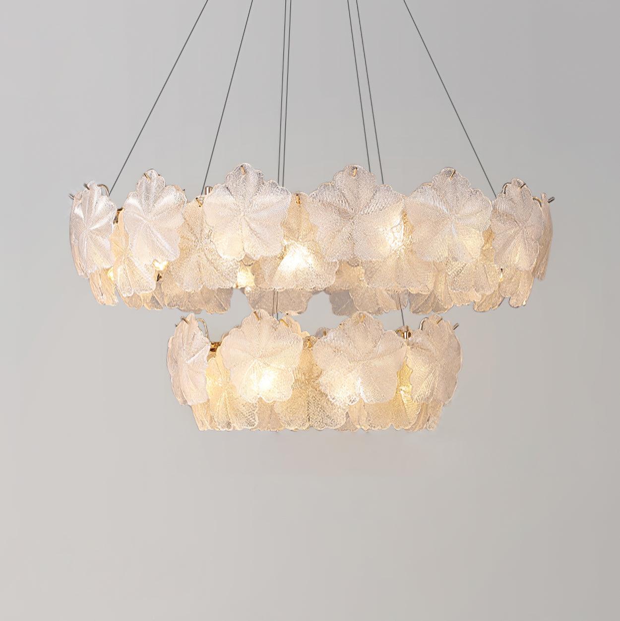 Vitheir Floral Glass Chandelier