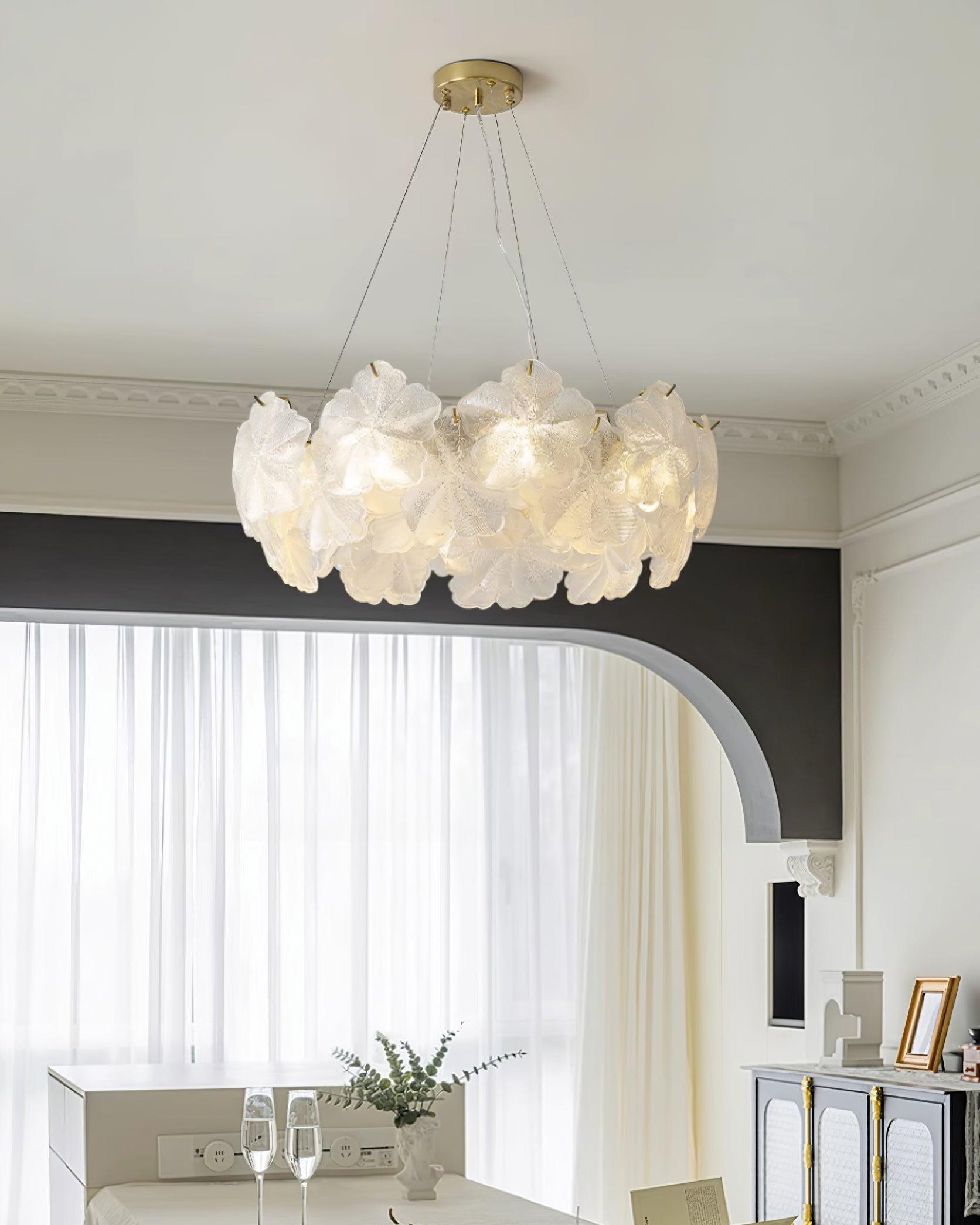Vitheir Floral Glass Chandelier
