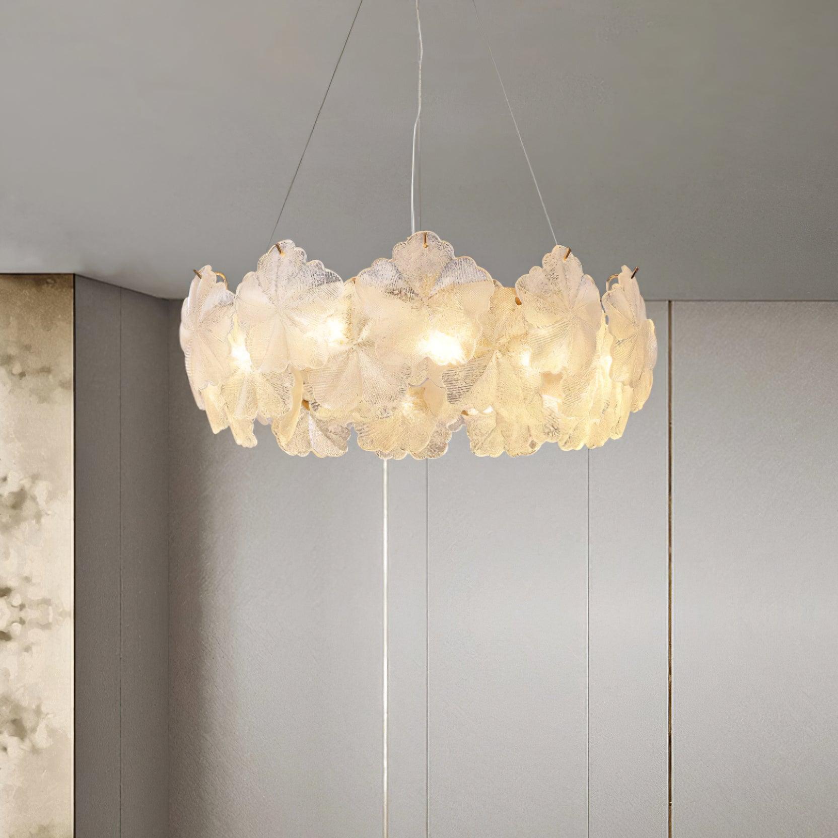 Vitheir Floral Glass Chandelier