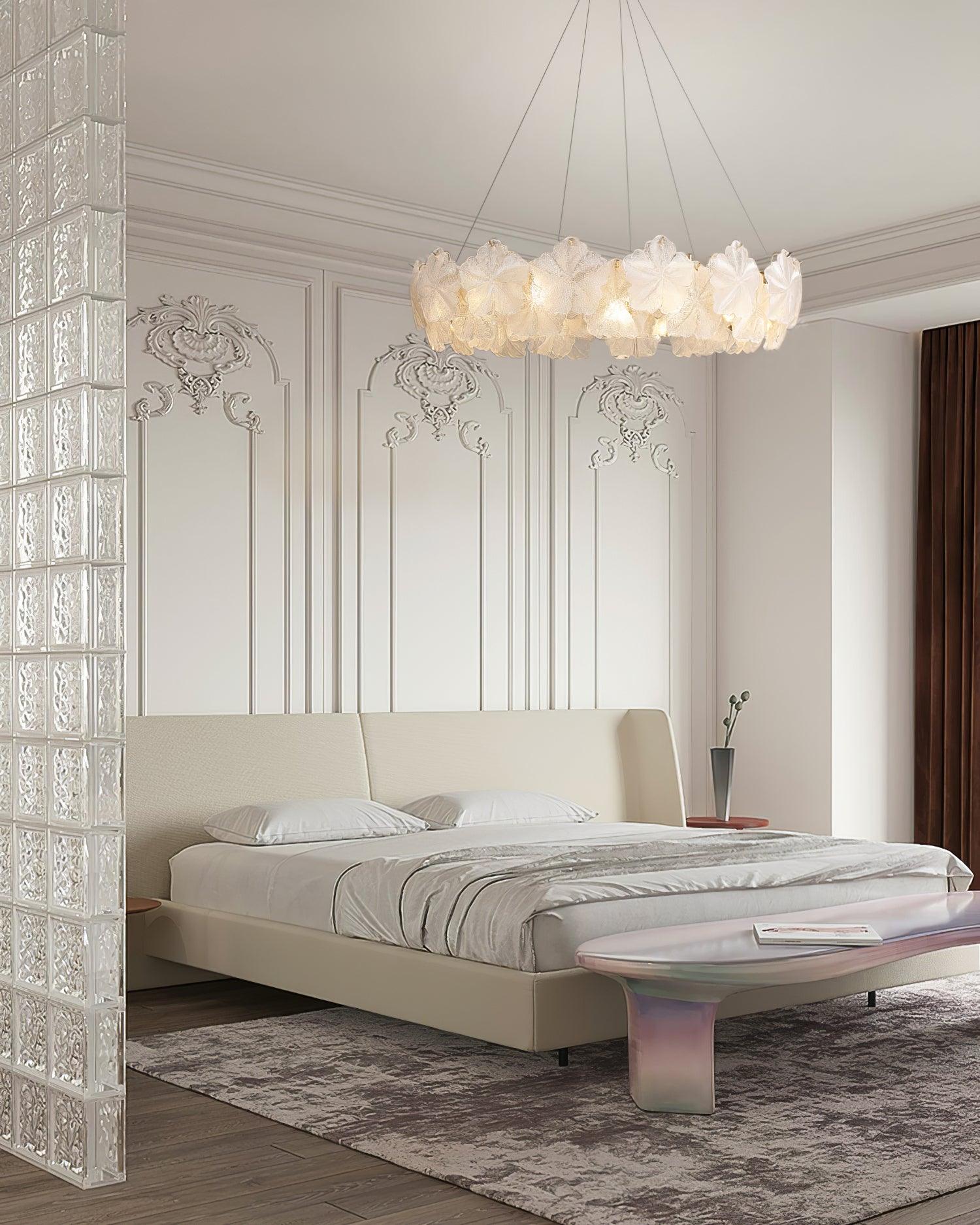 Vitheir Floral Glass Chandelier