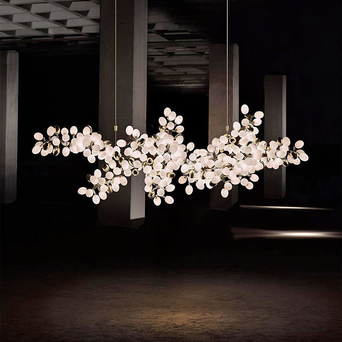 Aldo Elegant Droplet Glass Chandelier