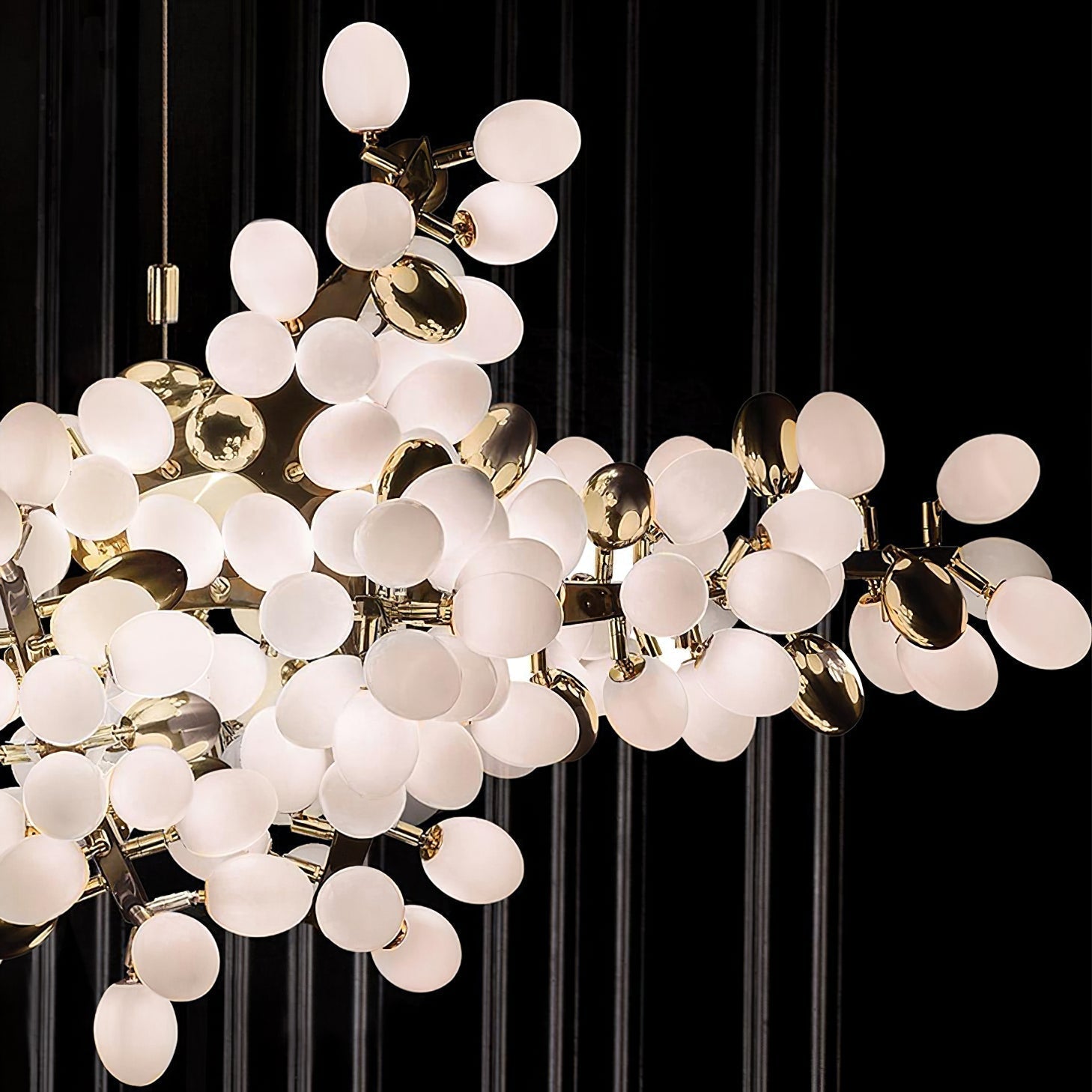 Aldo Elegant Droplet Glass Chandelier