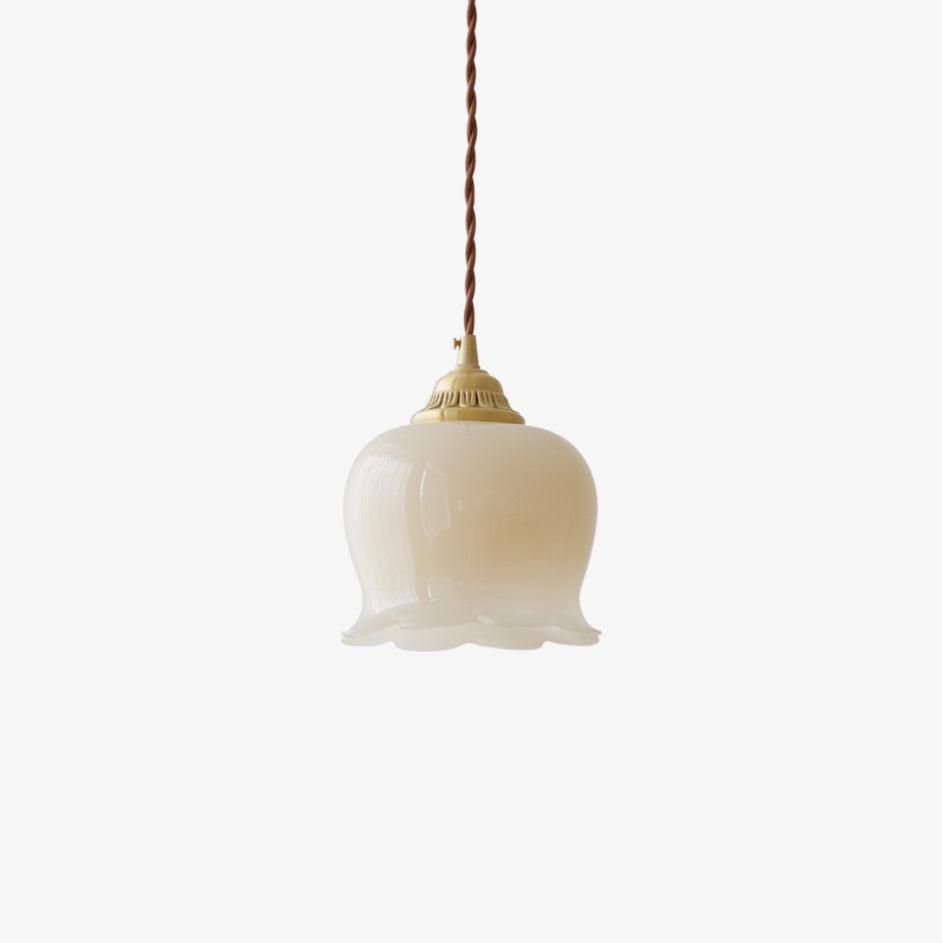 Veloza Brass & Resin Glam Pendant Lamp