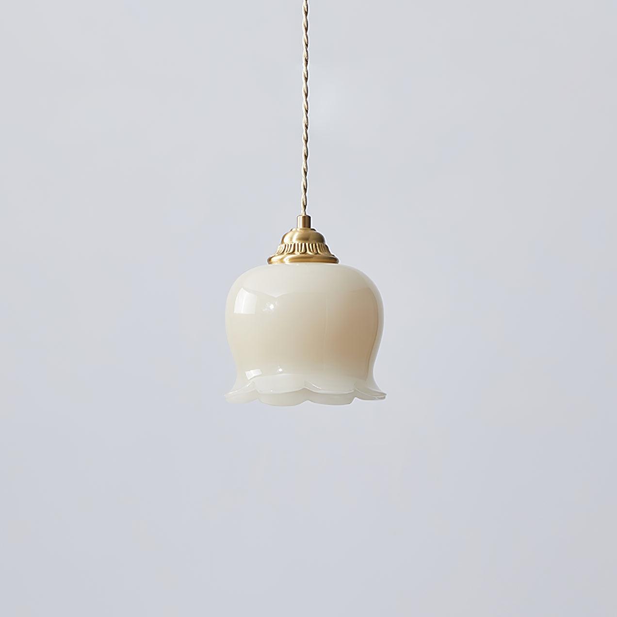 Veloza Brass & Resin Glam Pendant Lamp