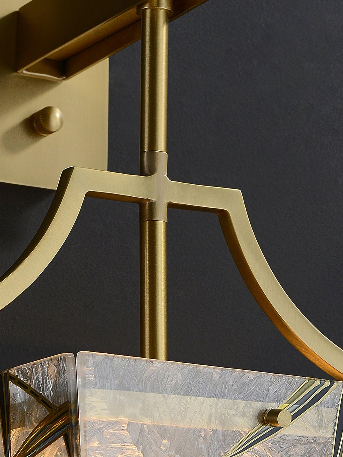 Zenith Elegant Brass Single Sconce