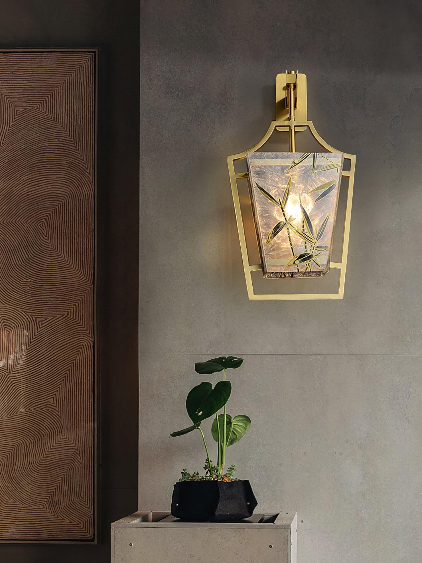 Zenith Elegant Brass Single Sconce