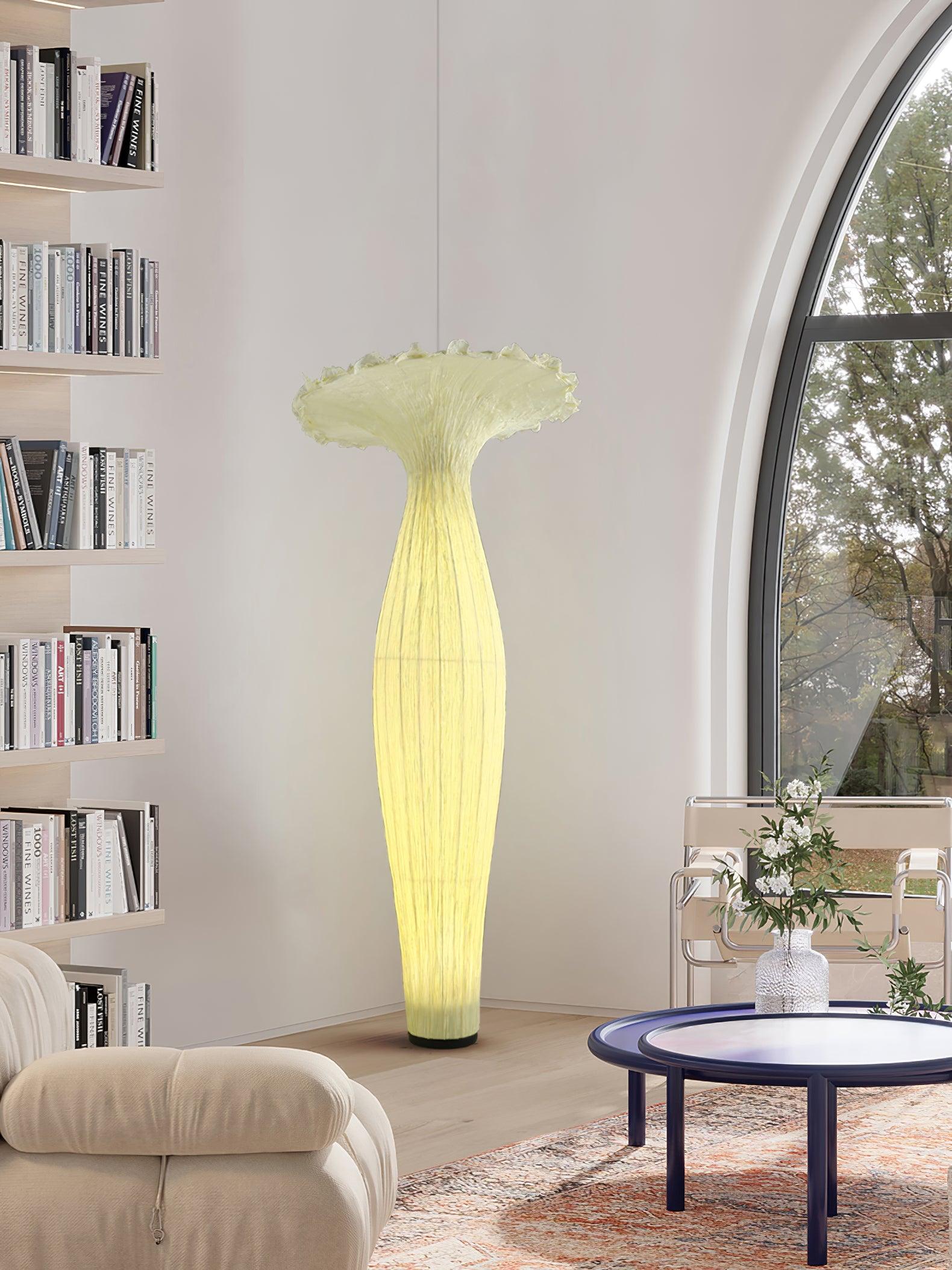 Zarinir Organic Fabric Floor Lamp