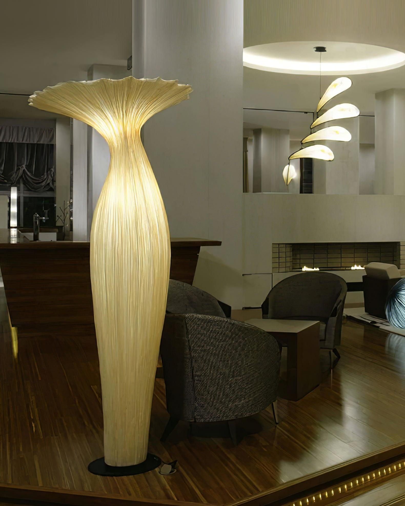 Zarinir Organic Fabric Floor Lamp