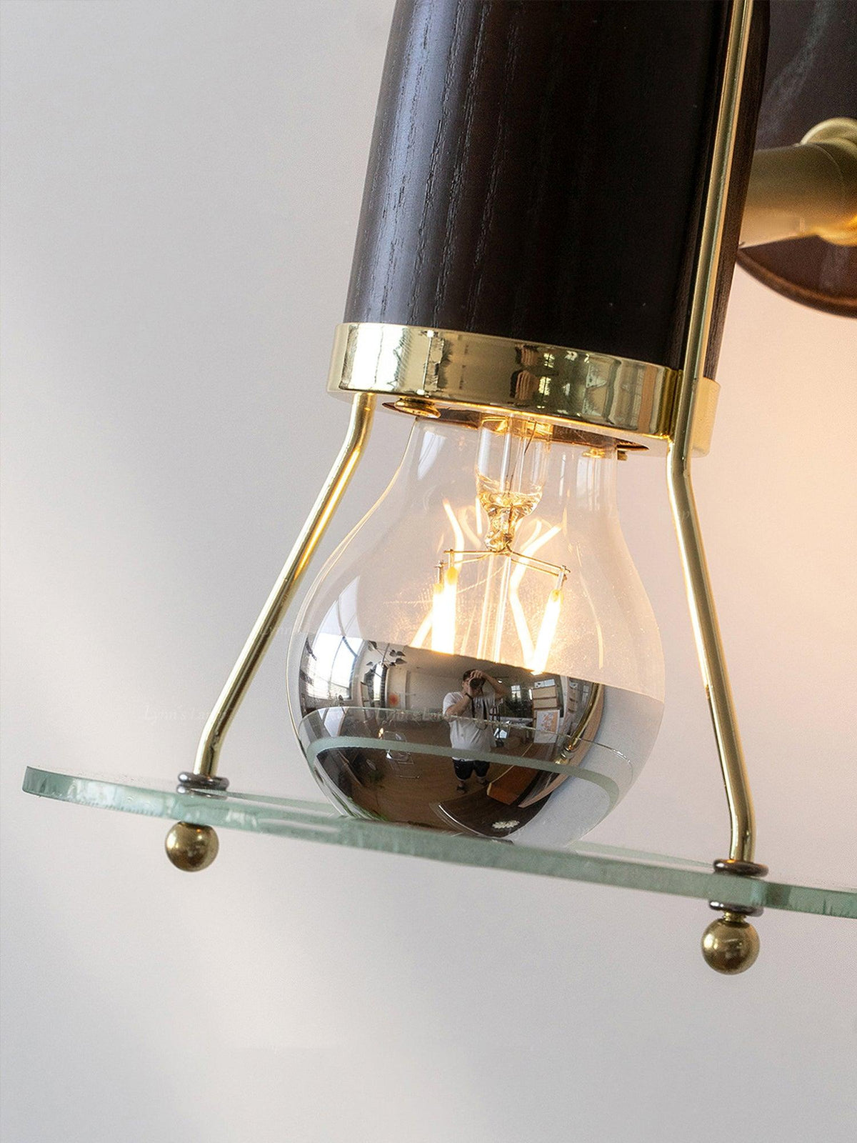 Syliraya Wood Retro Wall Light