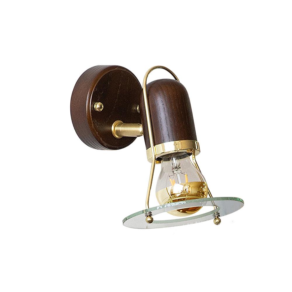 Syliraya Wood Retro Wall Light