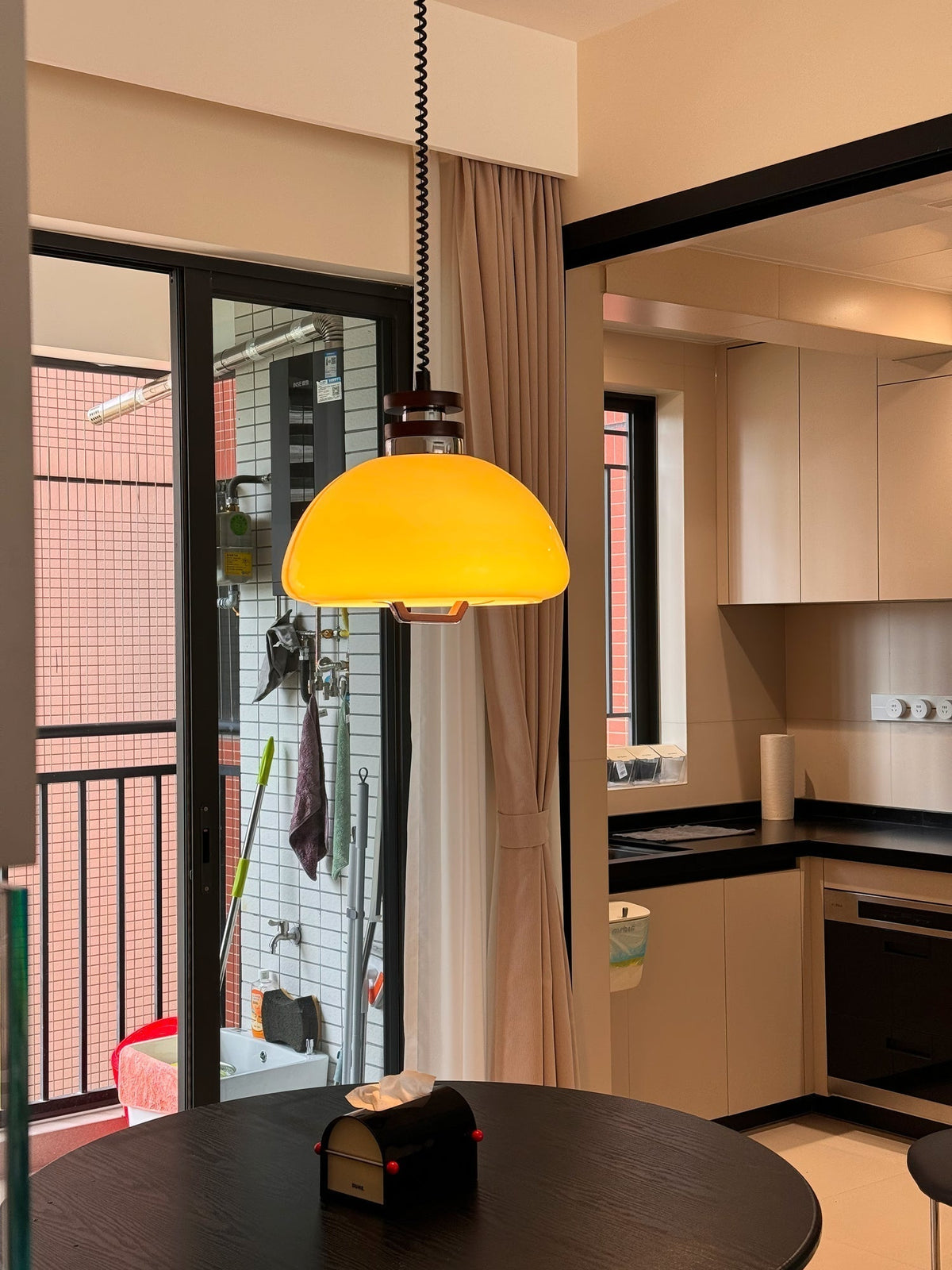 Avvinel Nordic Art Pudding Wood Pendant Light