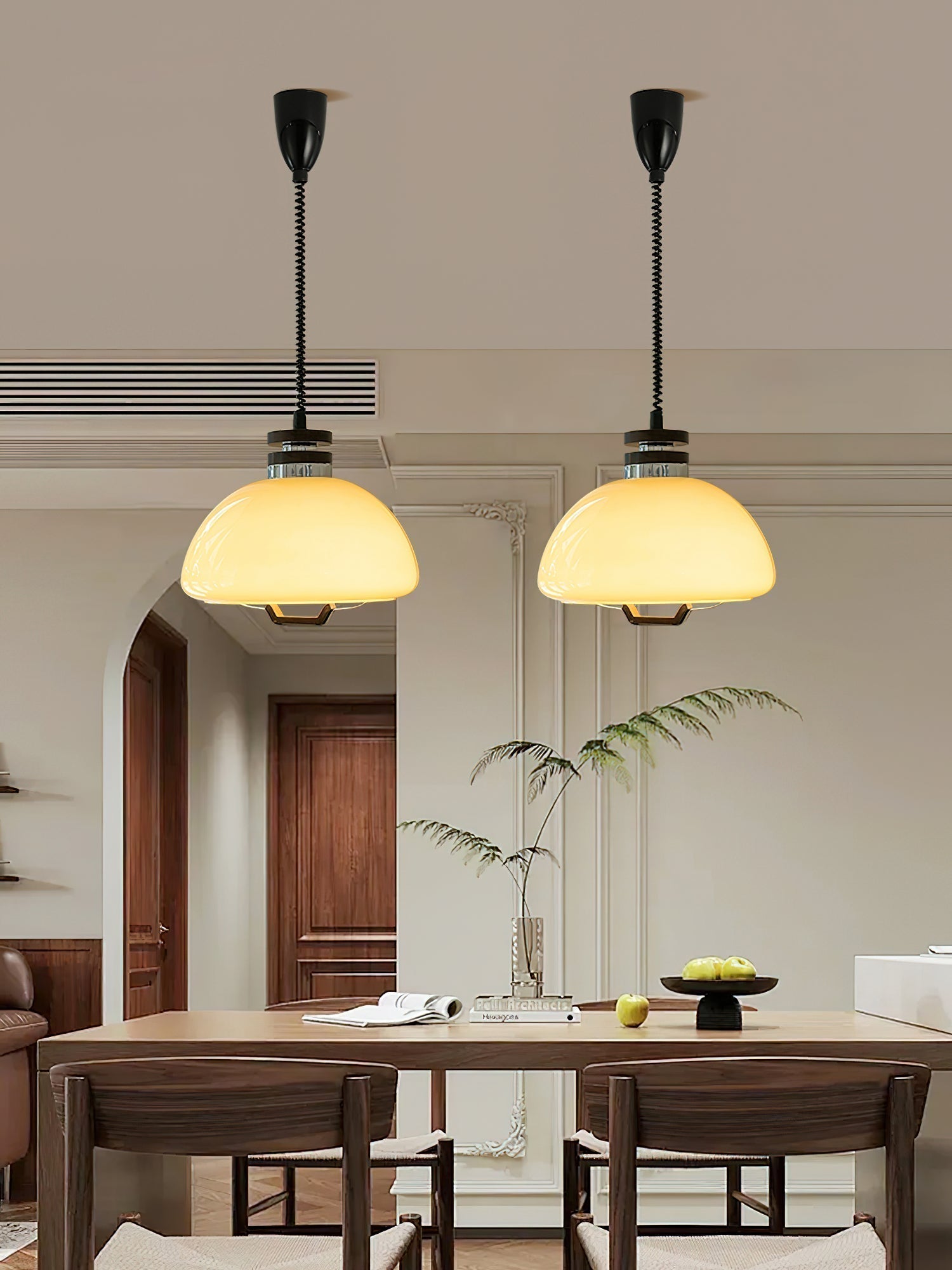 Avvinel Nordic Art Pudding Wood Pendant Light