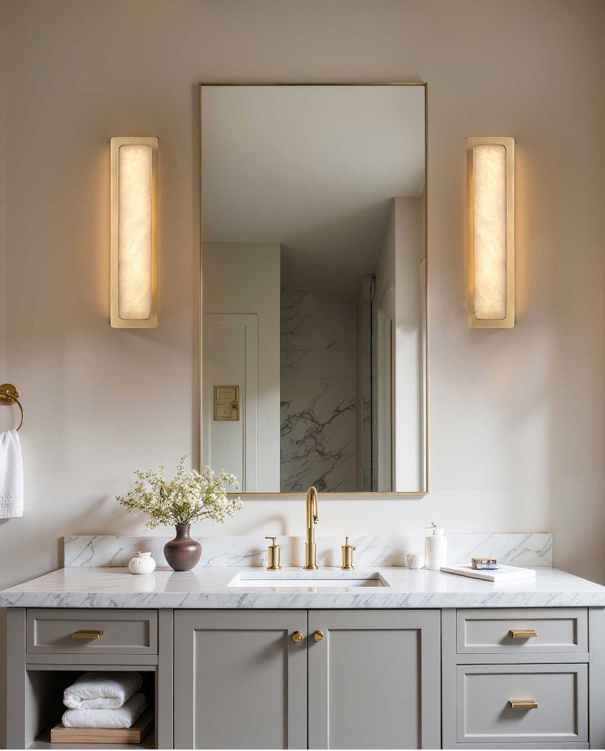Lumimere Alabaster Indoor Wall Light