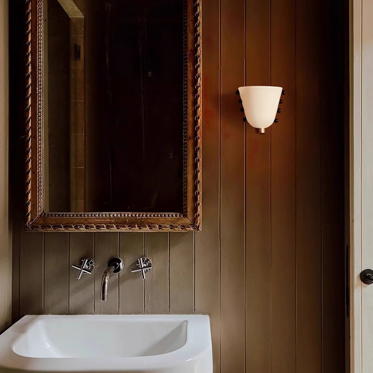 Dominic Minimalist Glass Wall Lamp