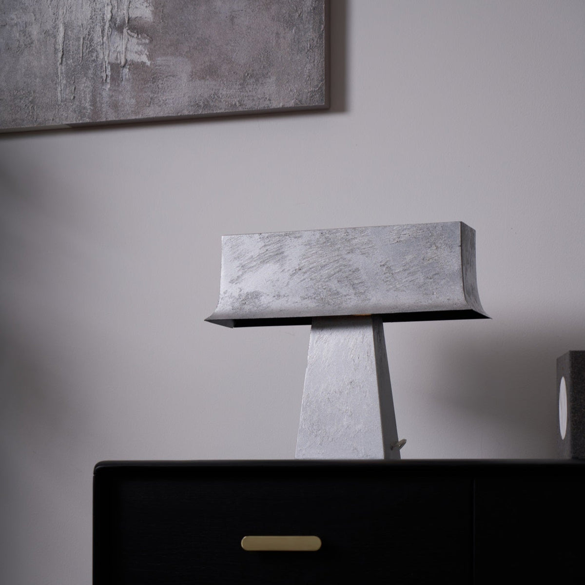 Slate Minimalist Antique Table Lamp
