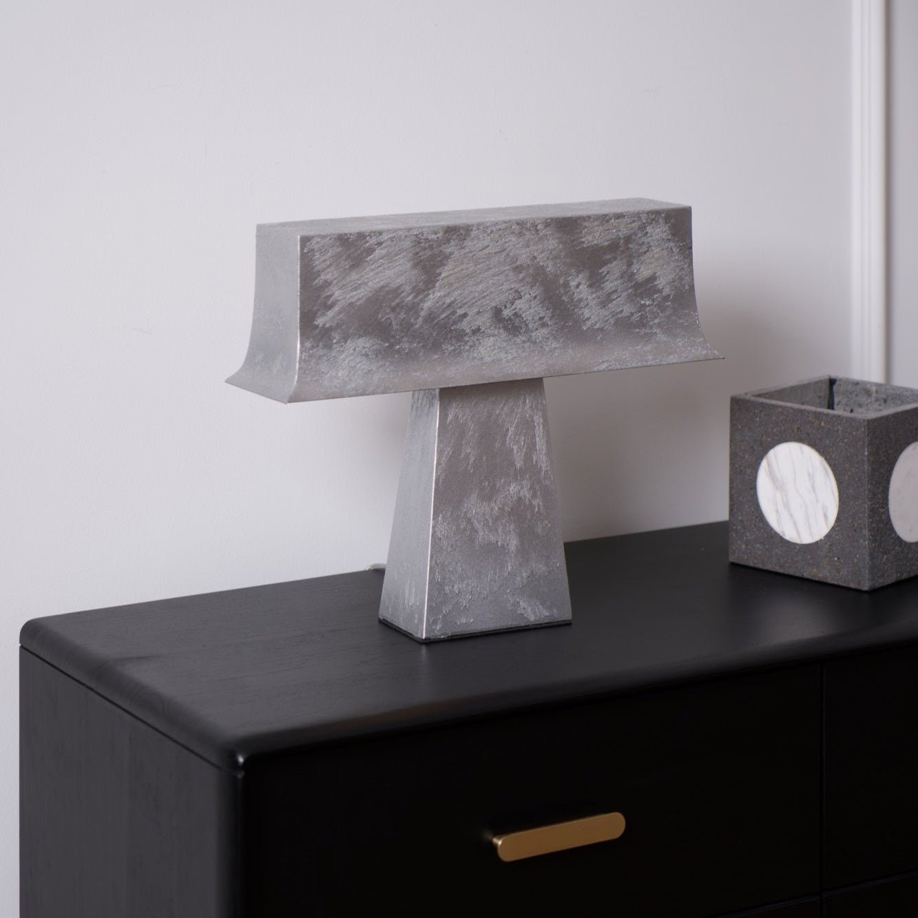 Slate Minimalist Antique Table Lamp