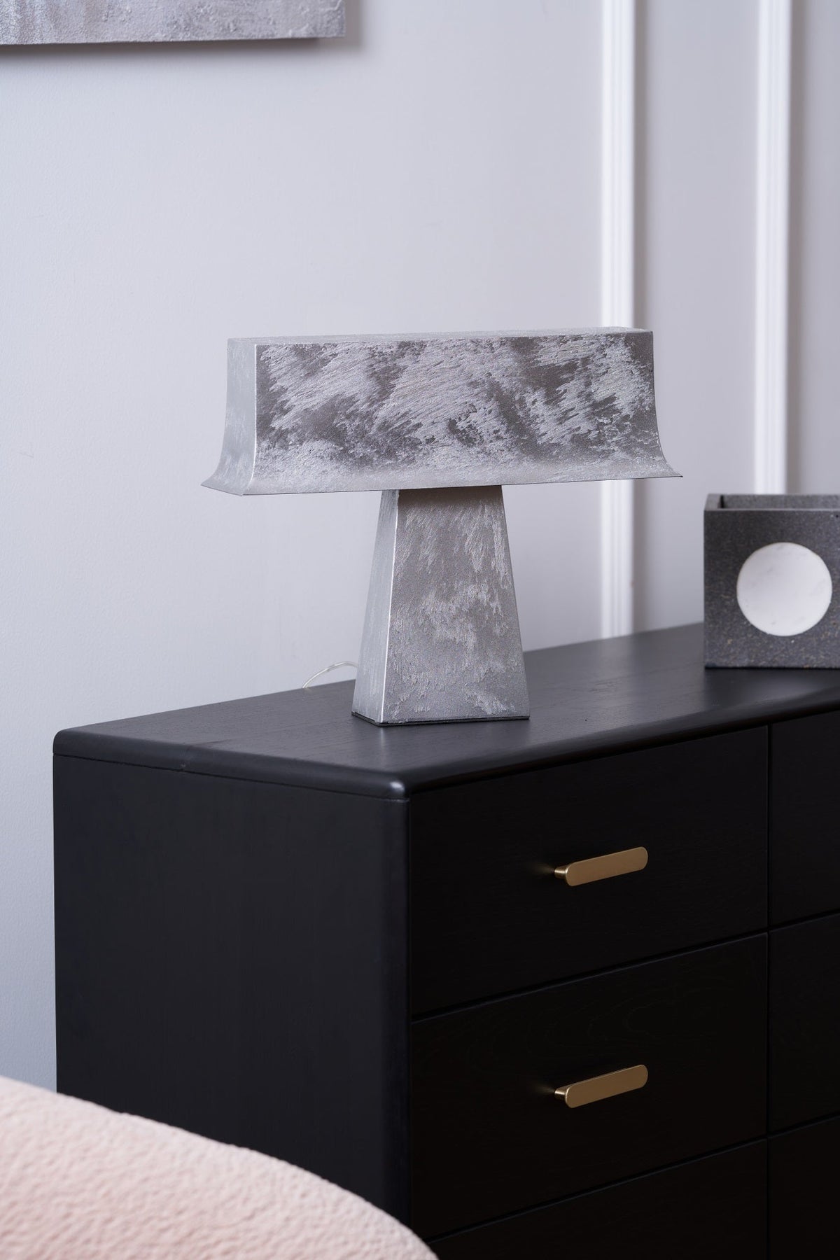 Slate Minimalist Antique Table Lamp