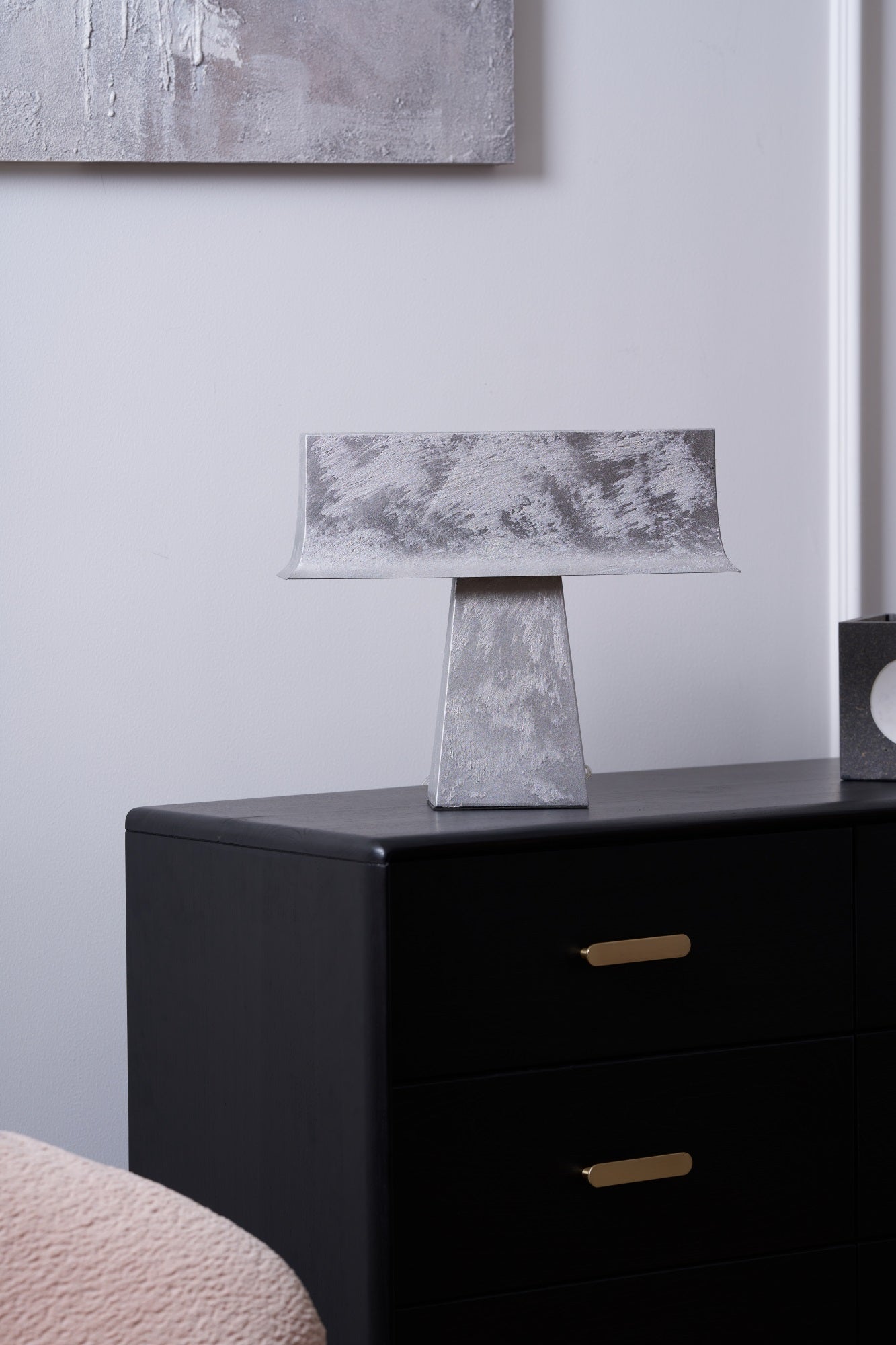 Slate Minimalist Antique Table Lamp