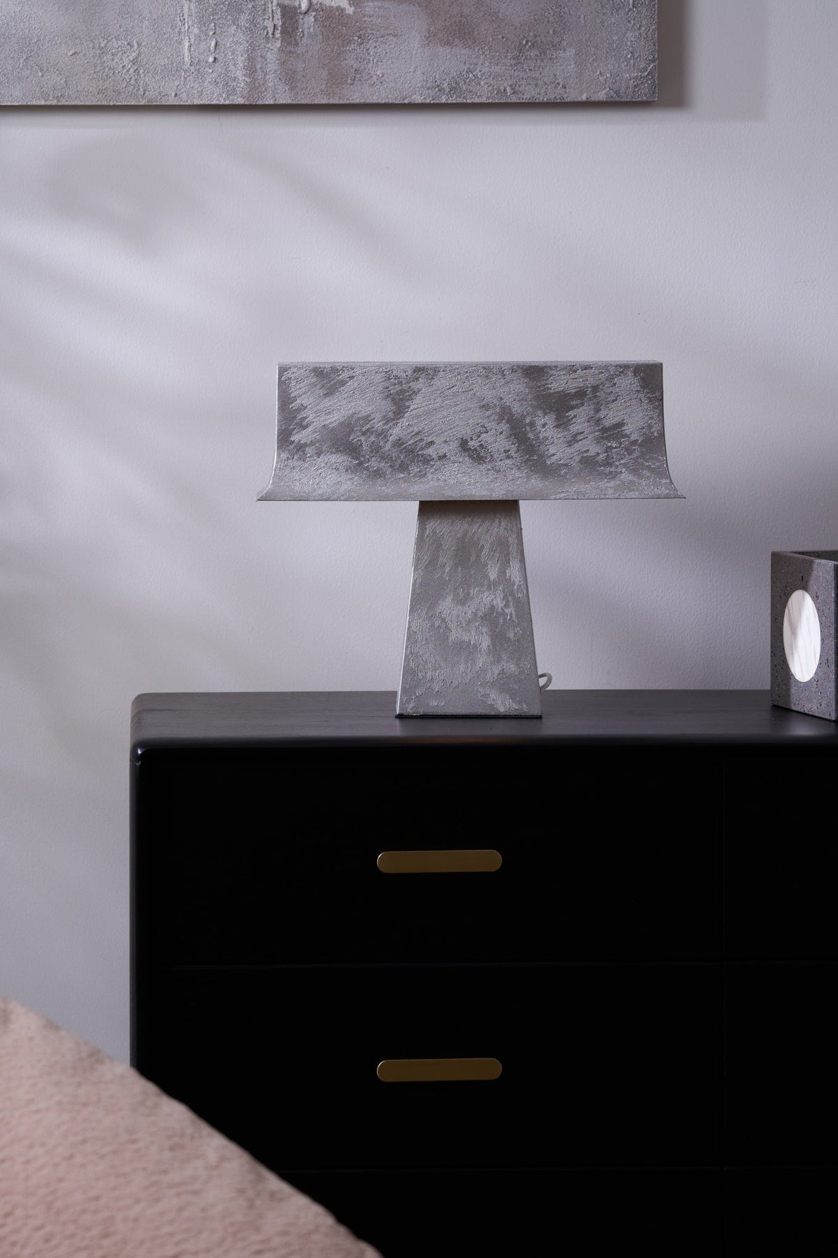 Slate Minimalist Antique Table Lamp
