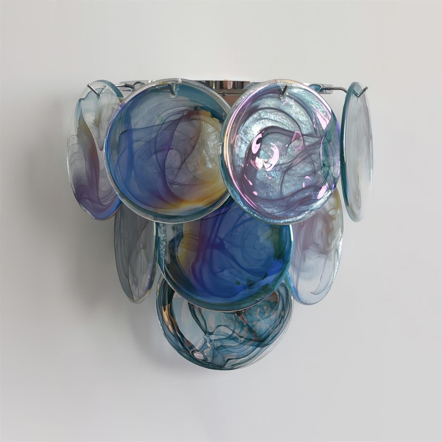 Ephira Multicolor Glass Wall Lamp - Neutral Decor