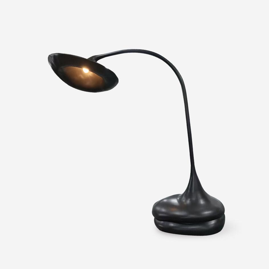 Elsilora Curved Black Desk Lamp