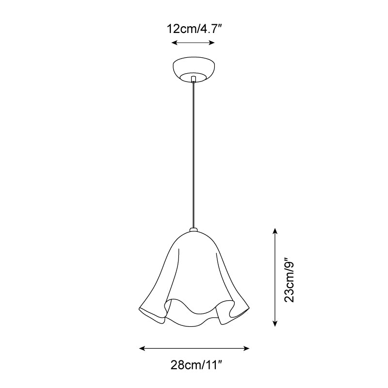 Liora Bell Glass Pendant Light - Neutral Decor