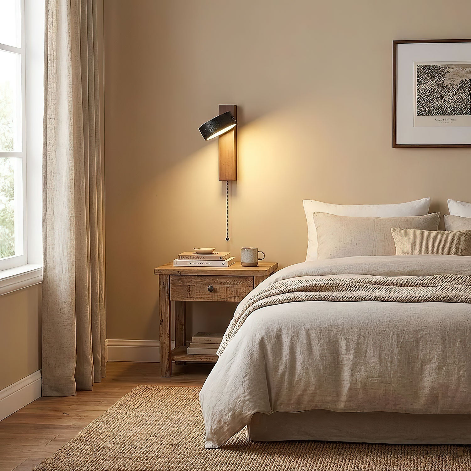 Miracourt Travertine Indoor Wall Light