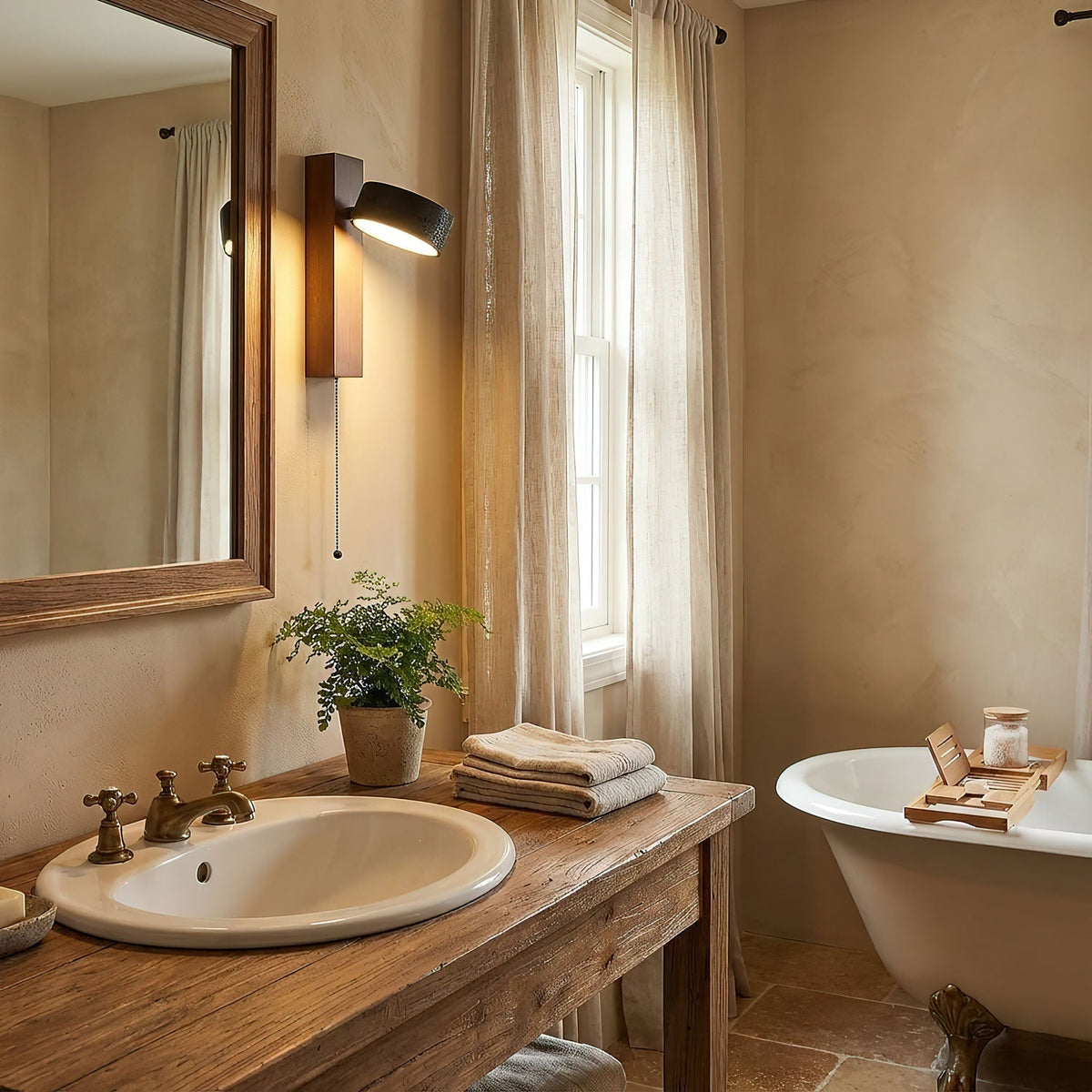 Miracourt Travertine Indoor Wall Light