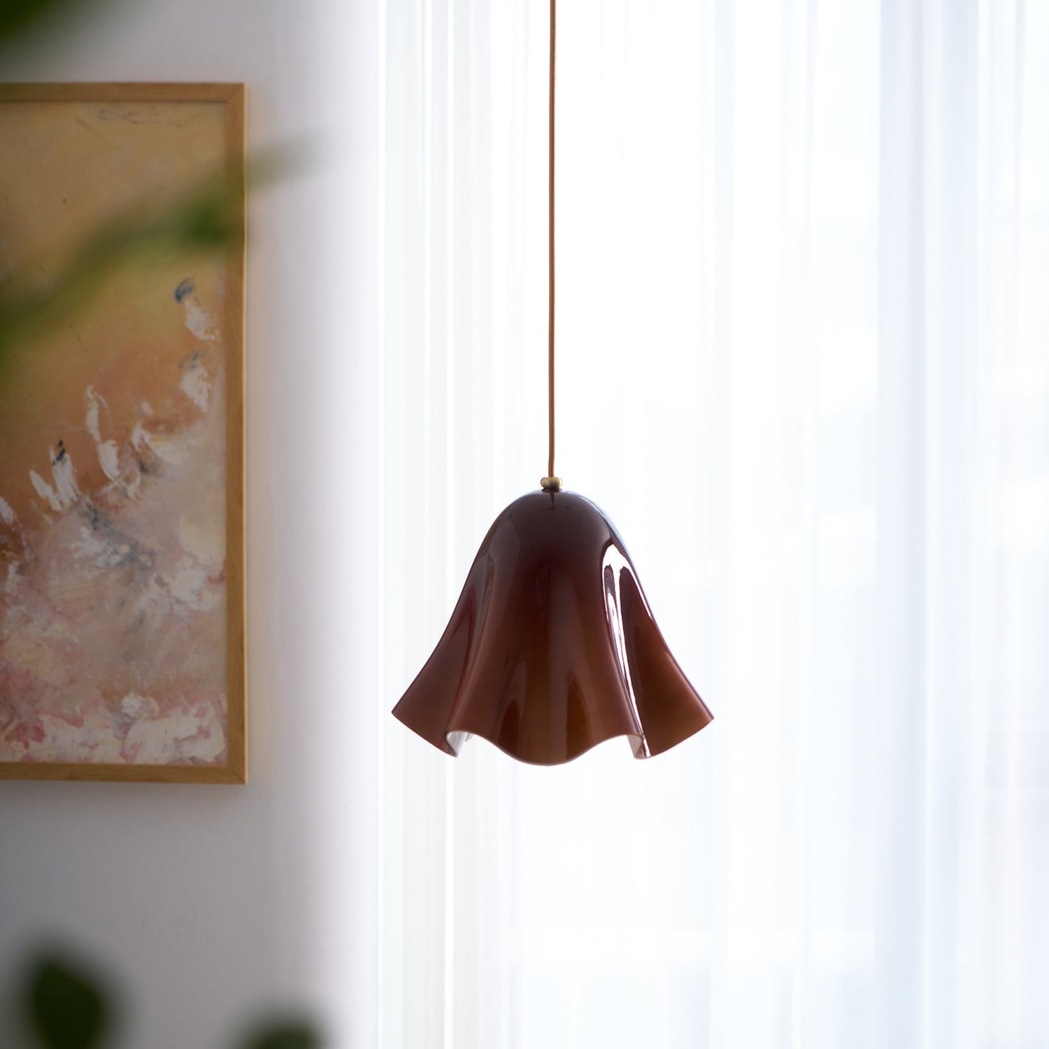 Liora Bell Glass Pendant Light - Neutral Decor