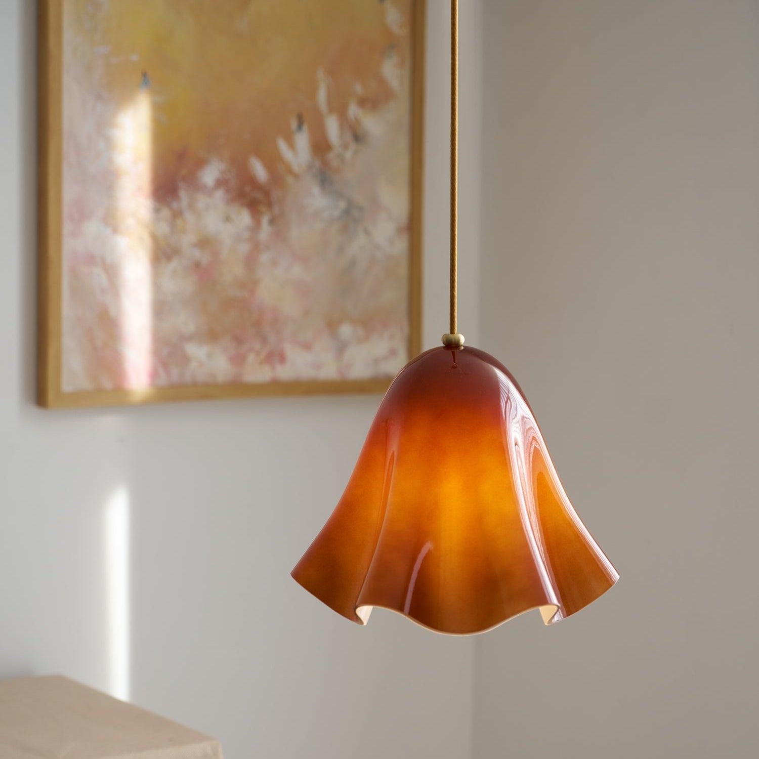 Liora Bell Glass Pendant Light - Neutral Decor