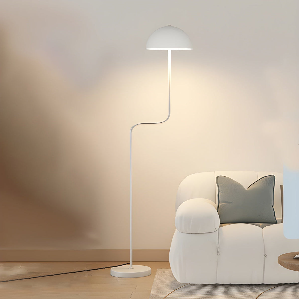 Narain Glass Minimalist Floor Lamp