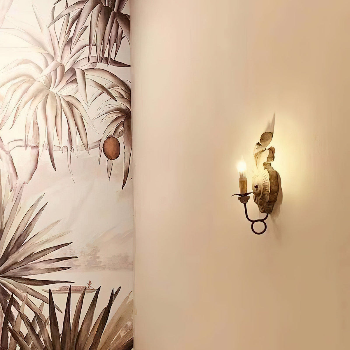 Veda Wood Indoor Wall Lamp