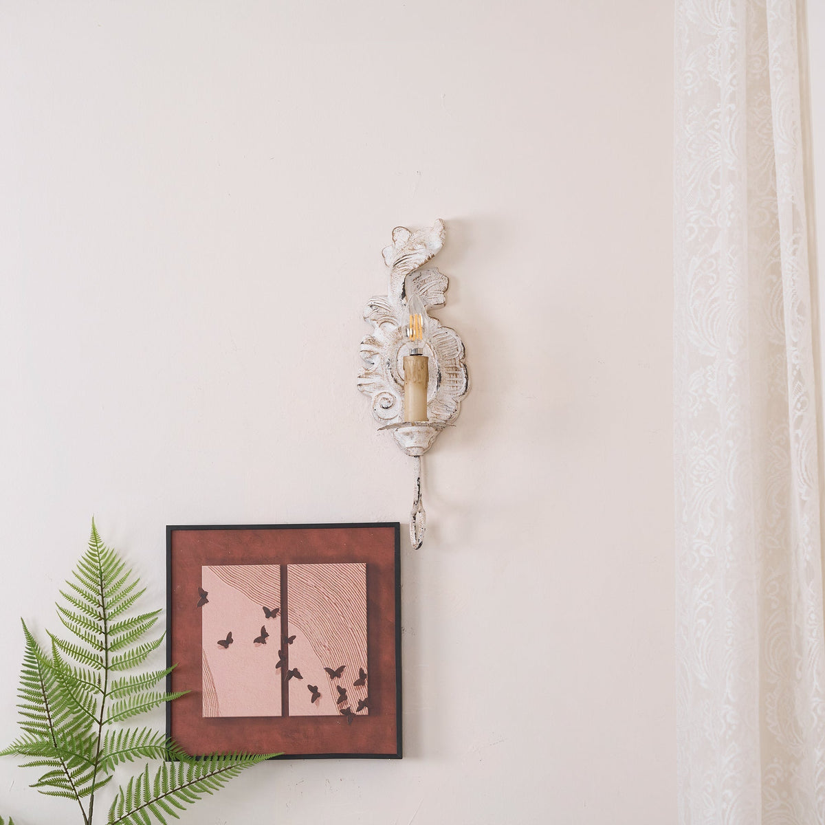 Veda Wood Indoor Wall Lamp