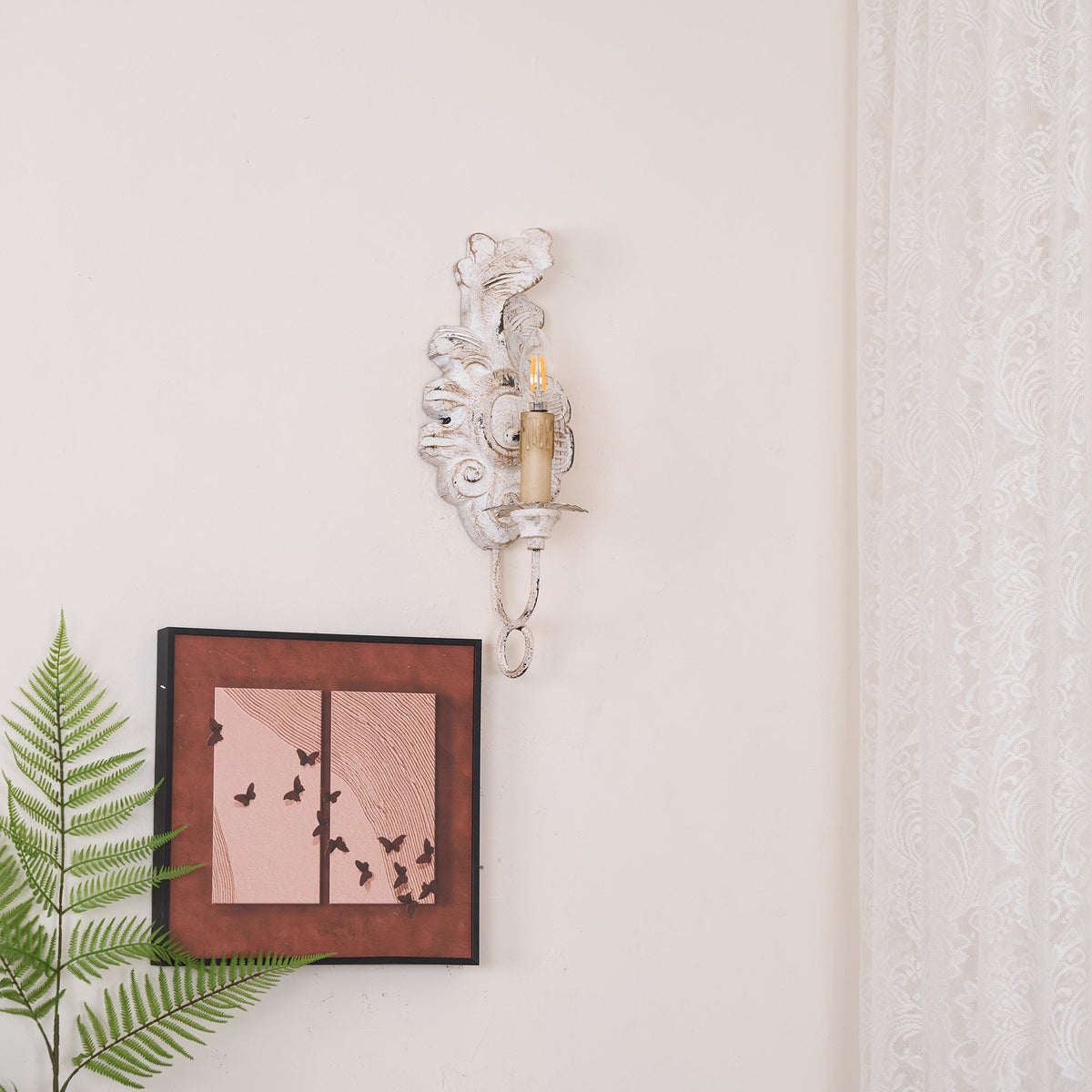 Veda Wood Indoor Wall Lamp