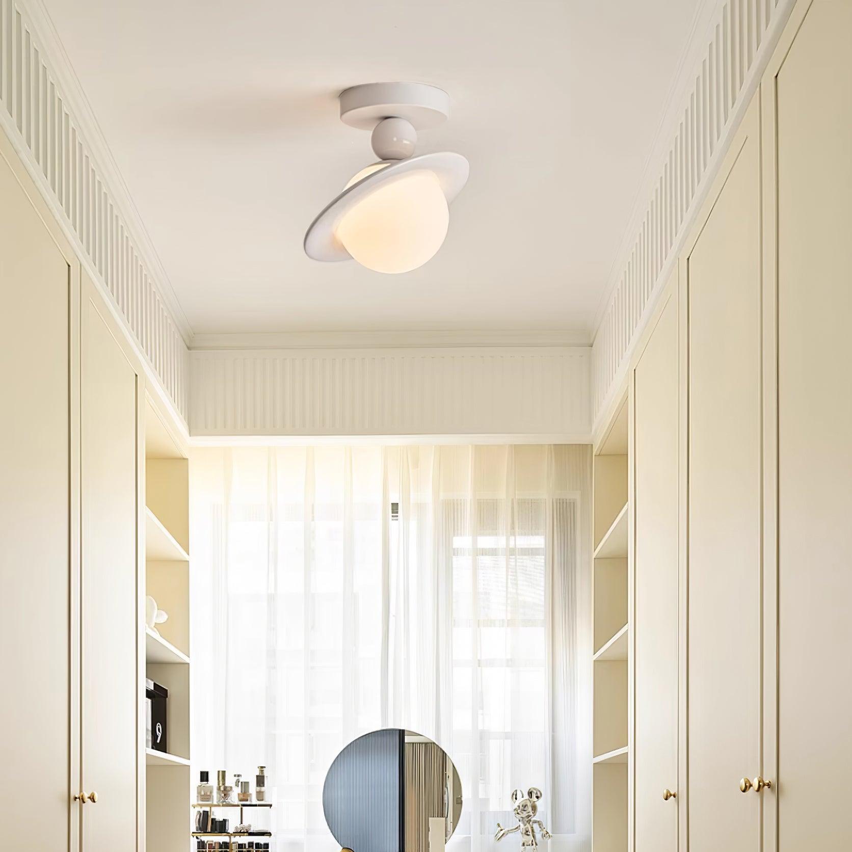 Pivoro Red and White Ceiling Light - Neutral Decor