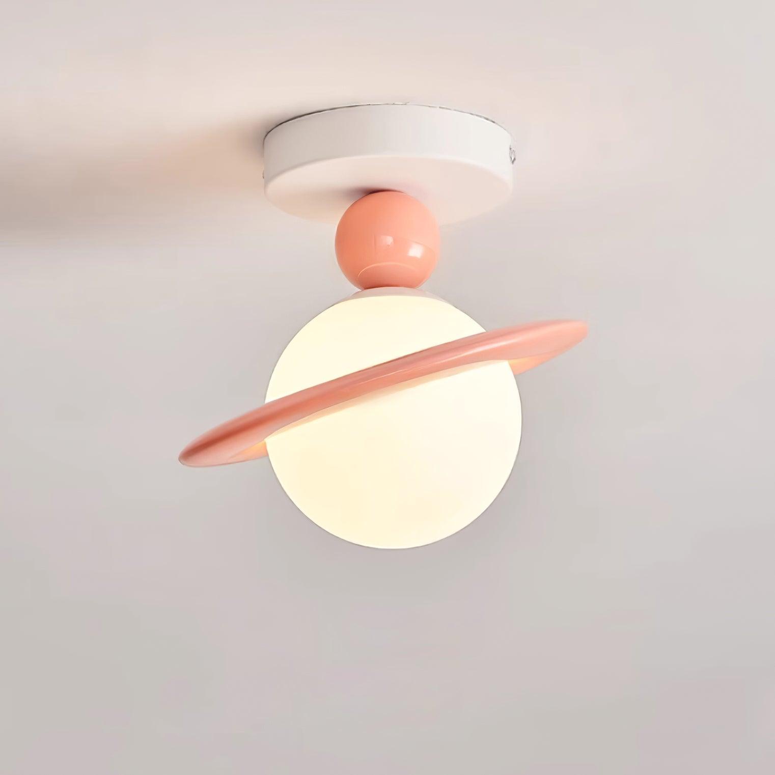 Pivoro Red and White Ceiling Light - Neutral Decor