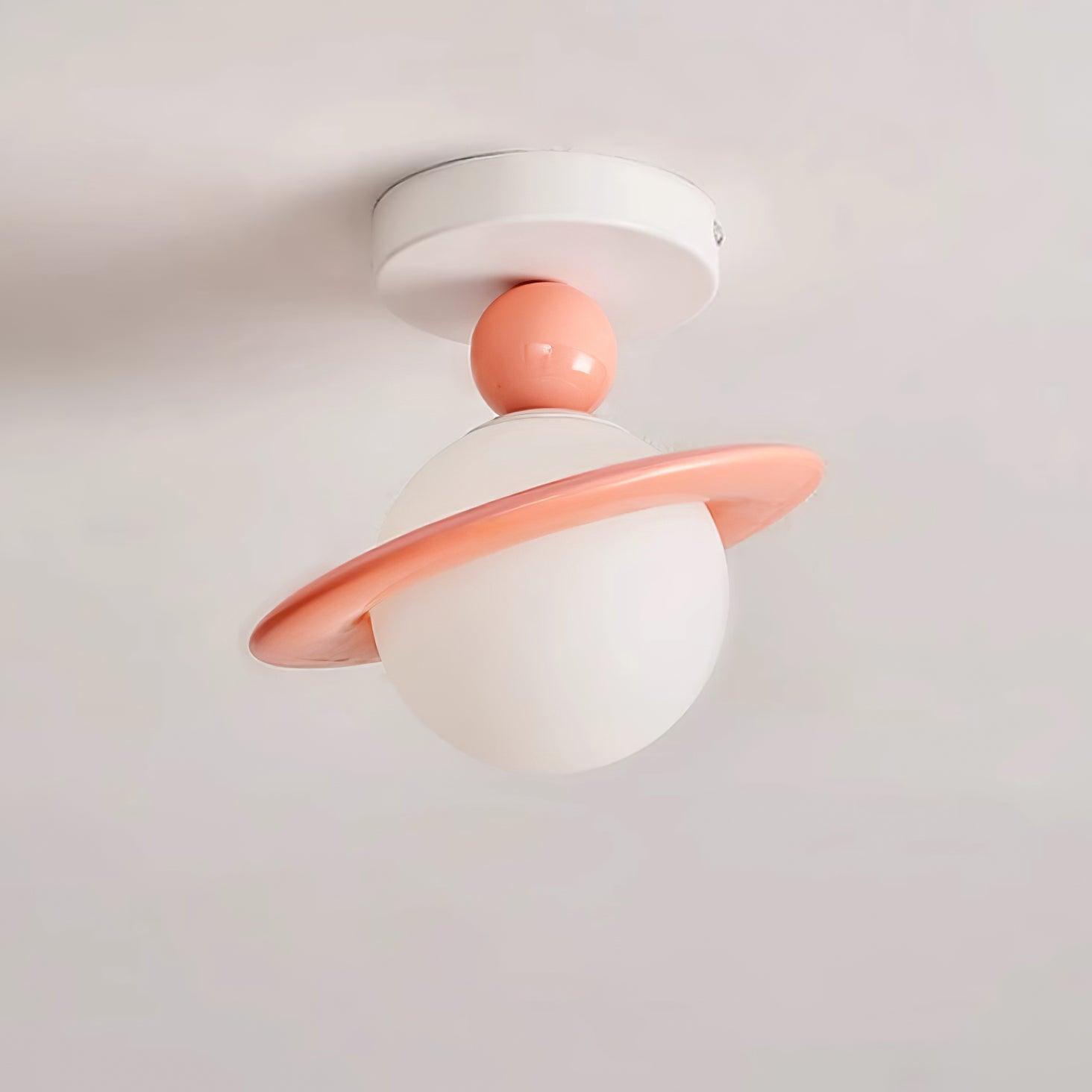 Pivoro Red and White Ceiling Light - Neutral Decor