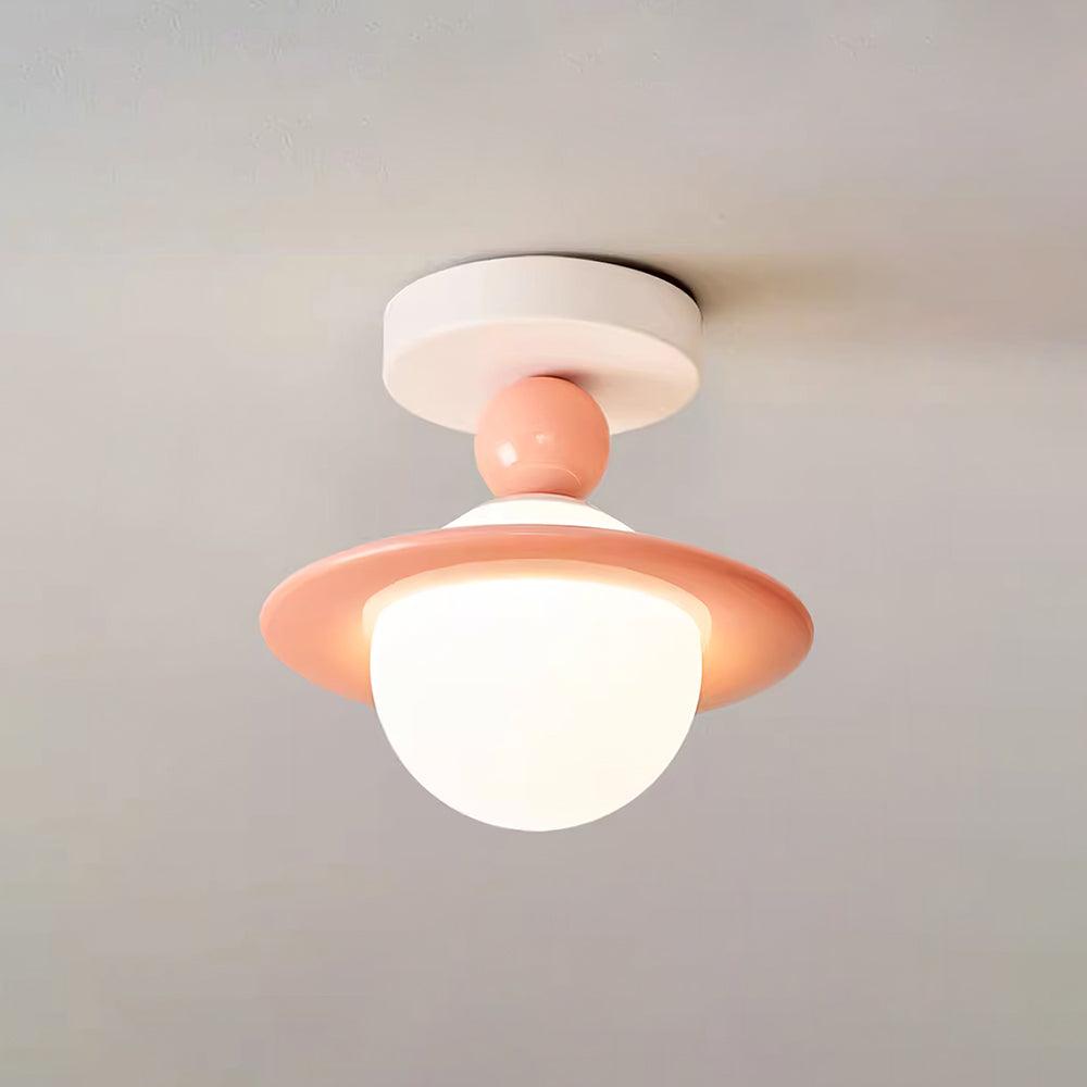 Pivoro Red and White Ceiling Light - Neutral Decor
