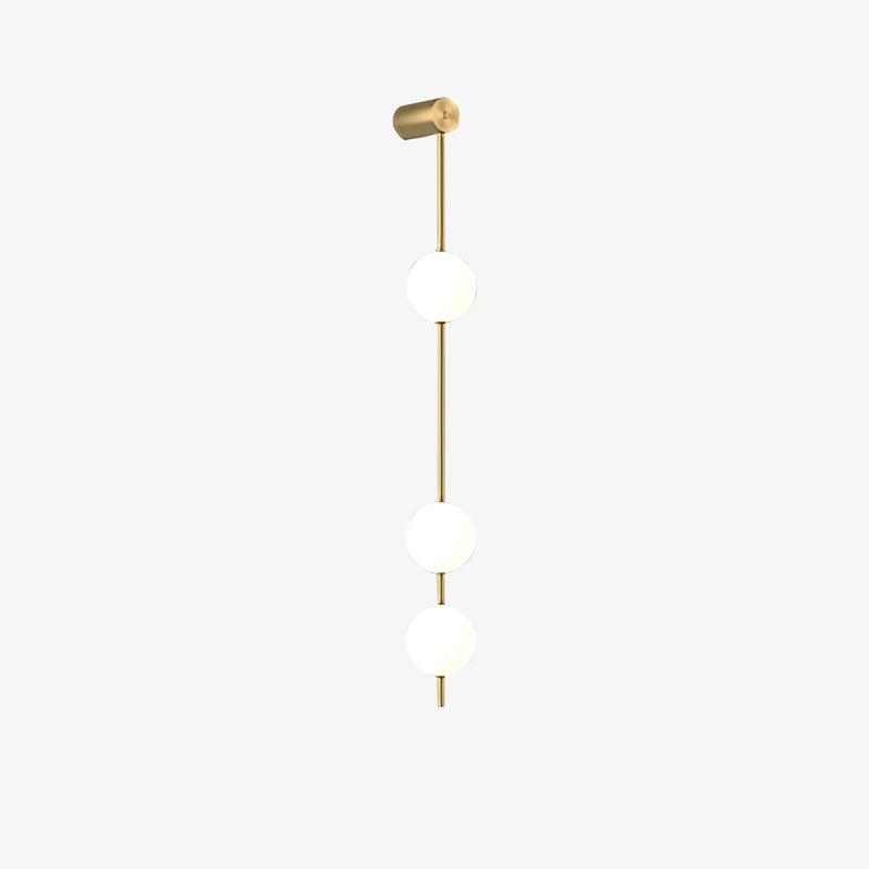 Lustra Wall Lamp Vertical Balls Brass - Neutral Decor