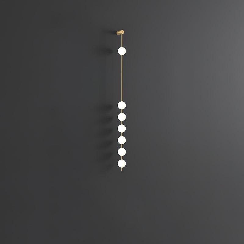 Lustra Wall Lamp Vertical Balls Brass - Neutral Decor