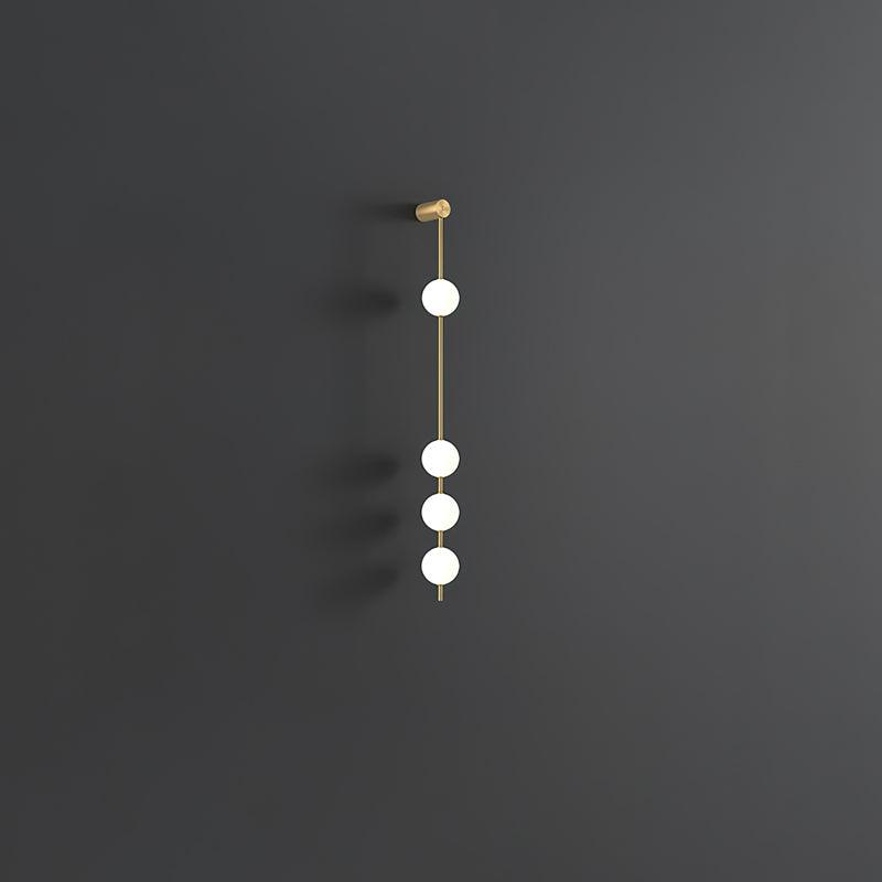 Lustra Wall Lamp Vertical Balls Brass - Neutral Decor