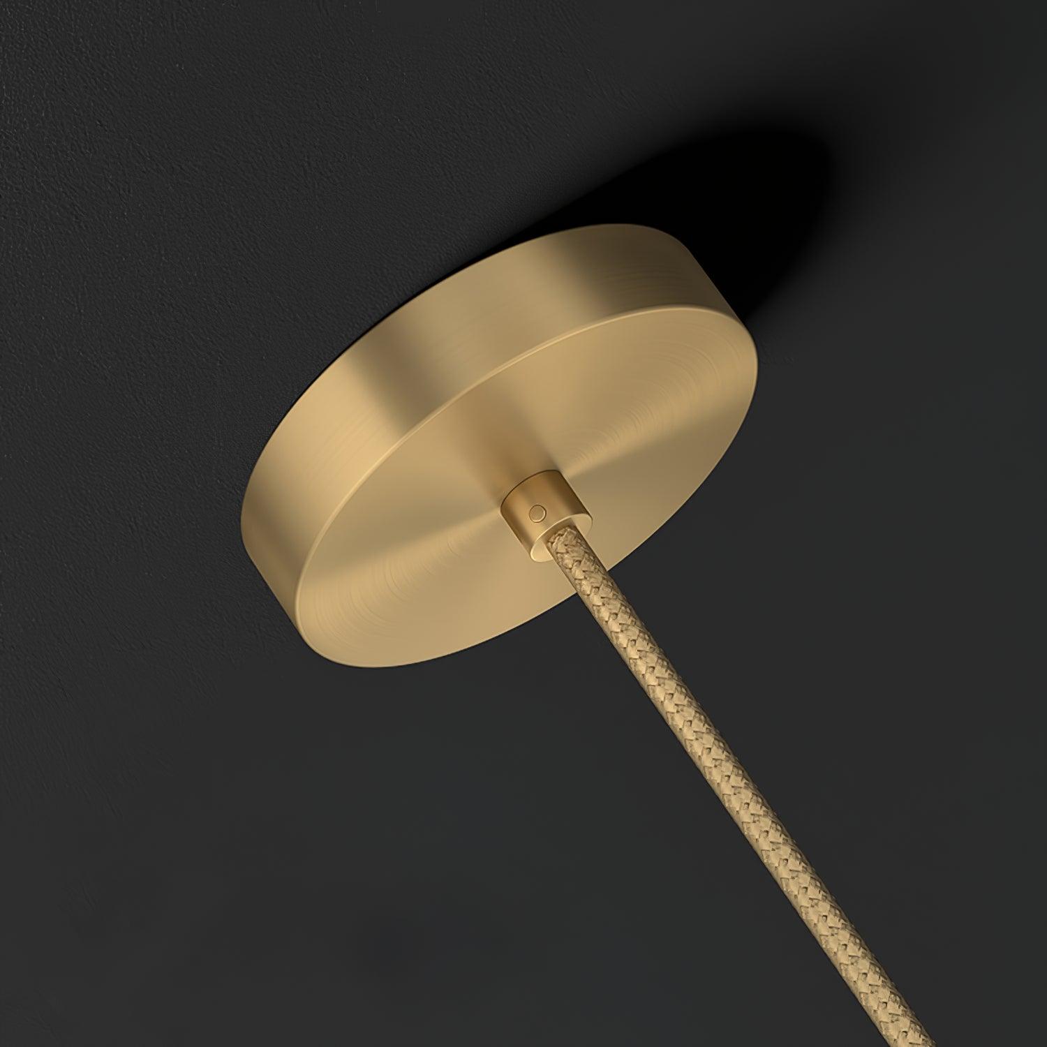 Velloran Brass Plastic Pendant Lamp