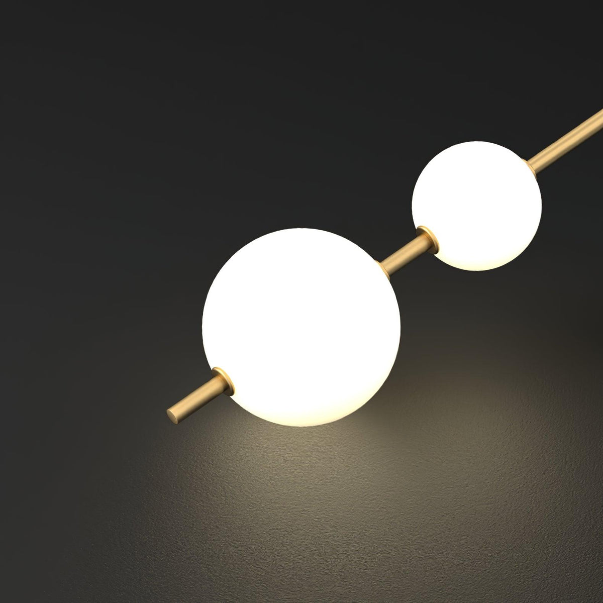 Astrid Vertical Globe Wall Light