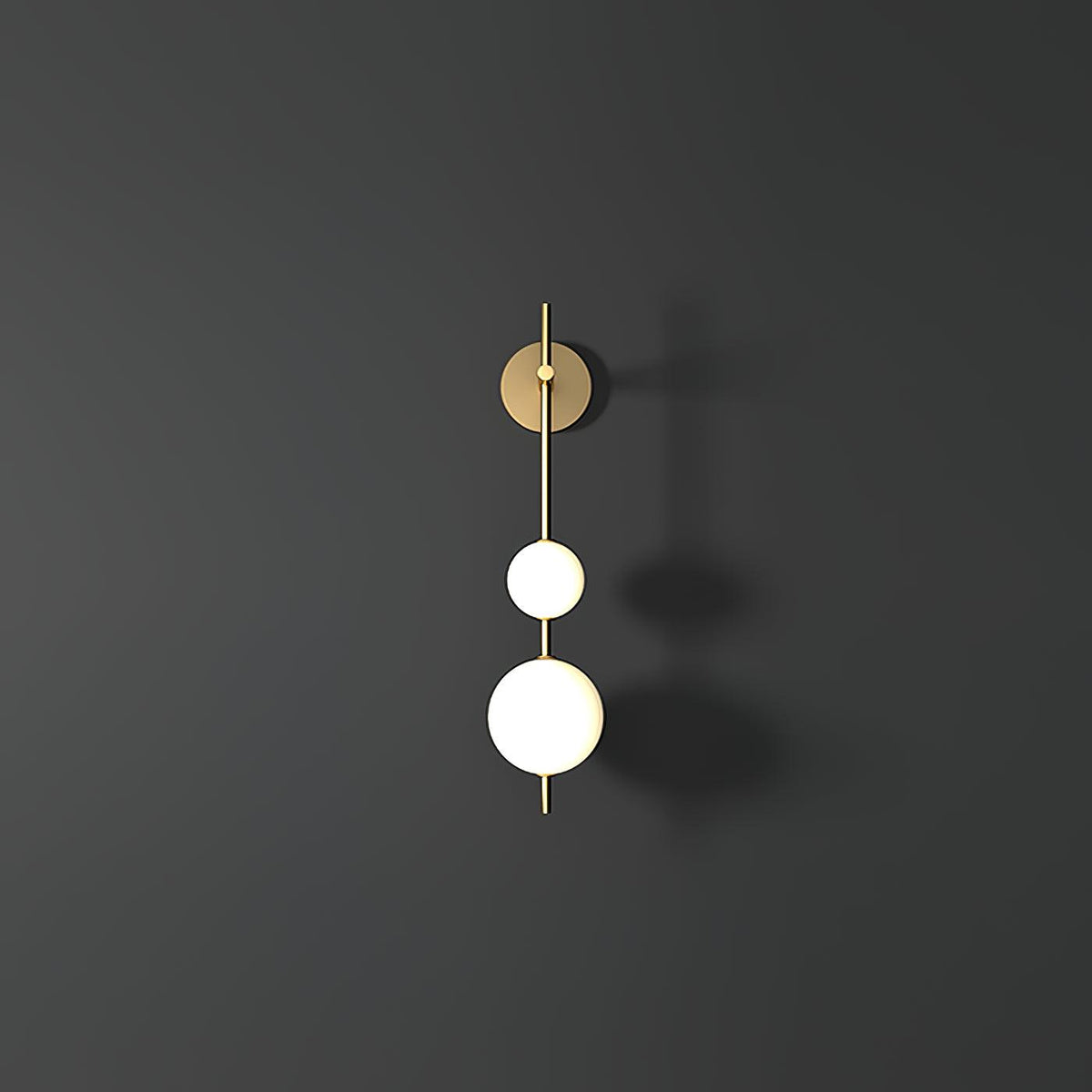 Astrid Vertical Globe Wall Light