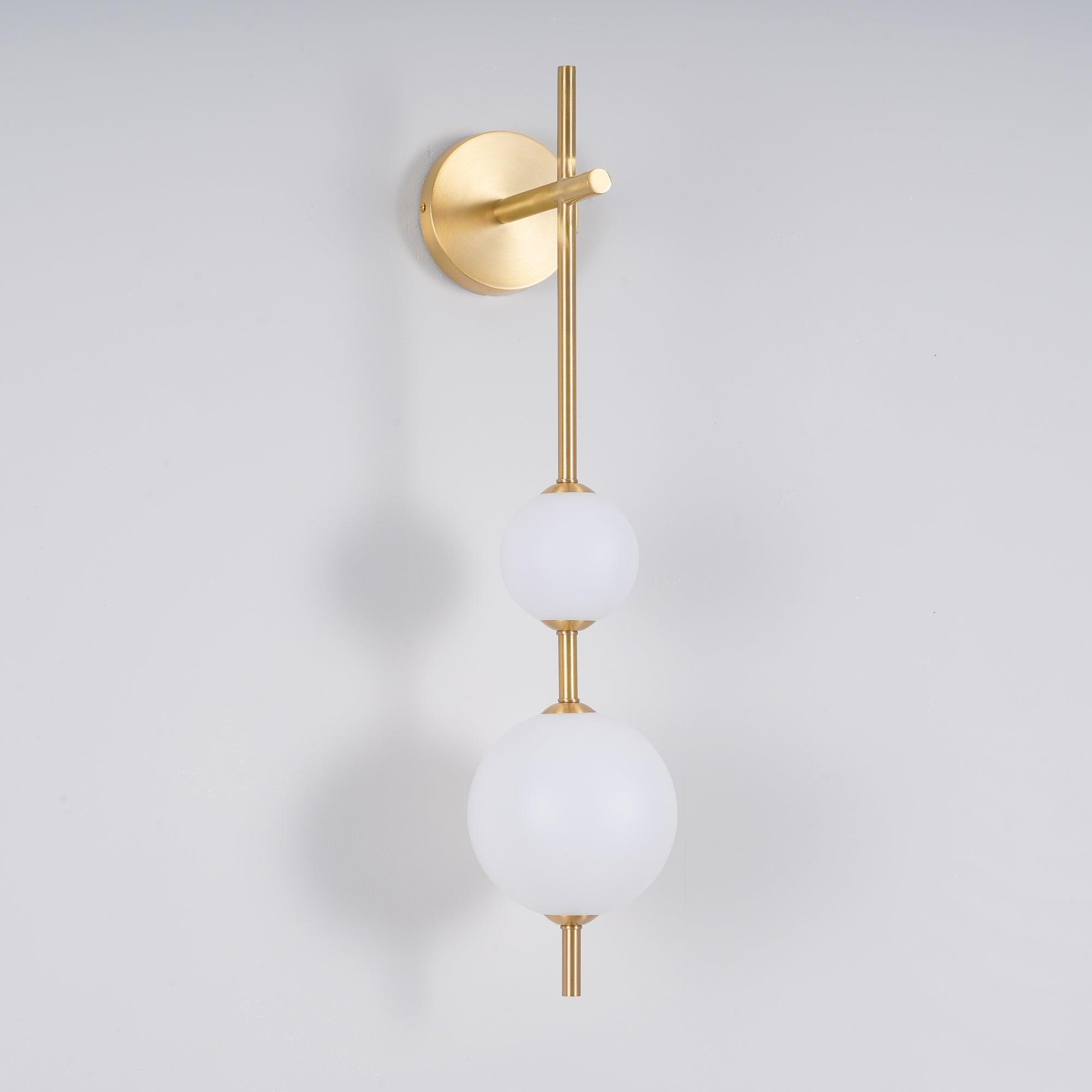 Ilraeia Vertical Globe Plug-in Wall Lamp