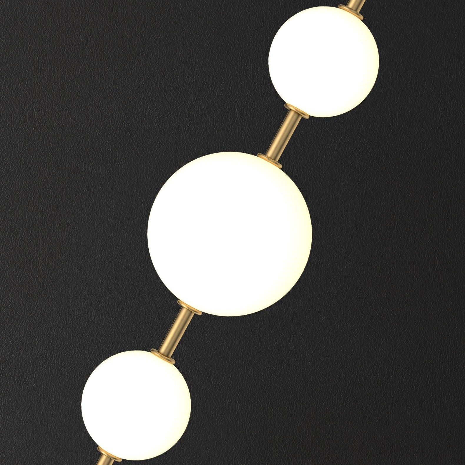 Ilraeia Vertical Globe Plug-in Wall Lamp