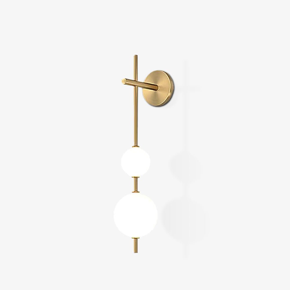 Ilraeia Vertical Globe Plug-in Wall Lamp