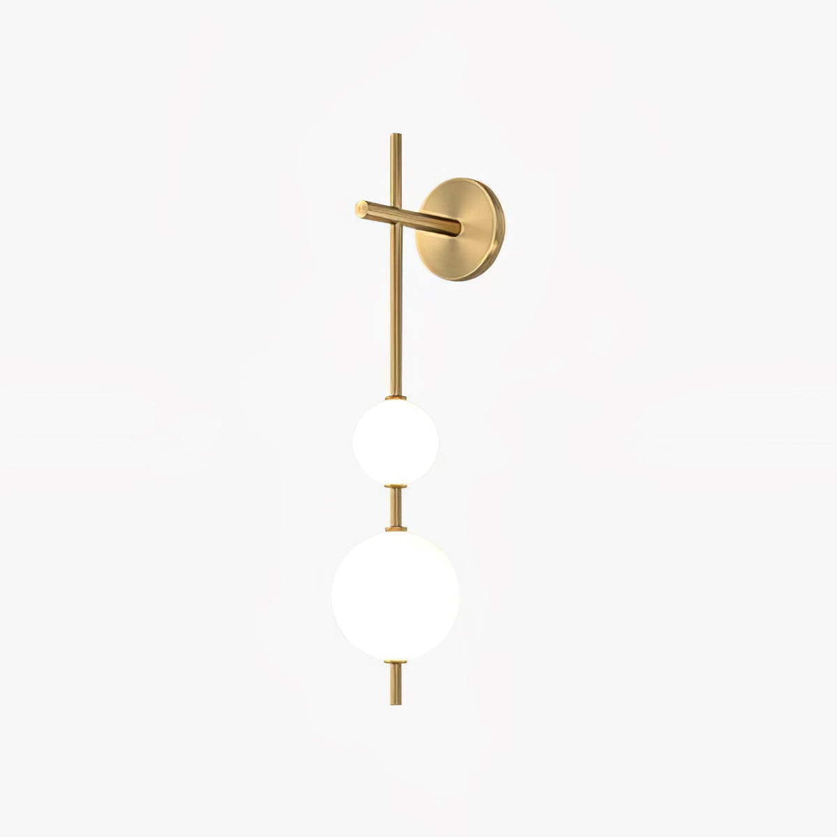 Ilraeia Vertical Globe Plug-in Wall Lamp