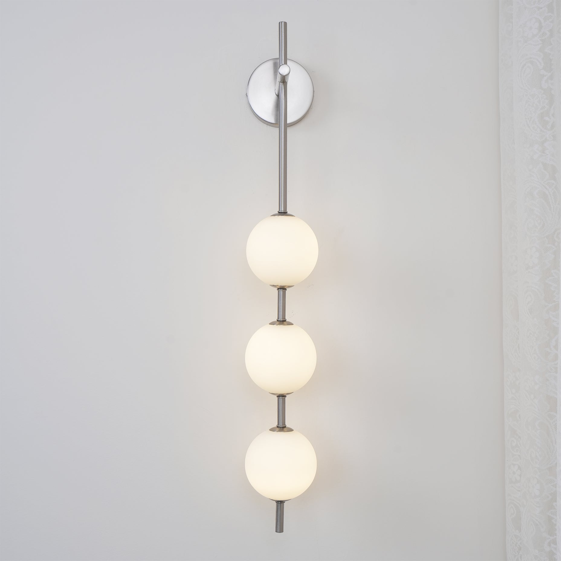 Astrid Vertical Globe Wall Light